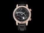 PATEK PHILIPPE Best Edition with 240 LU CL C Movement Bright Black Drill Ring 44mm Watch